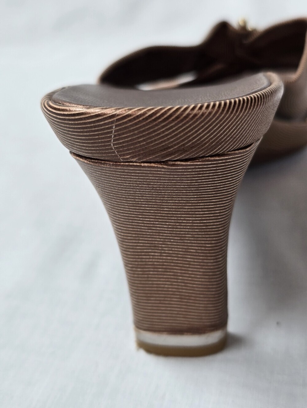 Oh!▪️Open Toed Heels with Rhinestone Buckle - Picture 8 of 11